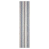 New Zealand Wool Oriental Rug LoomBloom Ivory Multi Sizes Hand Tufted Striped Design
